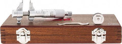 SPI - 5 to 30mm, Mechanical Inside Micrometer - 0.01mm Graduation, 0.007mm Accuracy, Ratchet Stop Thimble - Exact Tool & Supply