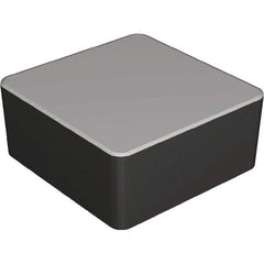 Kennametal - CNGN433 Grade KBK45 Carbide Turning Insert - TiN Finish, 80° Diamond, 1/2" Inscr Circle, 3/16" Thick, 3/64" Corner Radius - Exact Tool & Supply