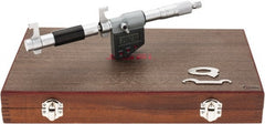 SPI - 4 to 5" Range, 0.00005" Resolution, Ratchet Stop Thimble, Electronic Inside & Tubular Micrometer - Exact Tool & Supply