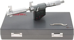 SPI - 3 to 4" Range, 0.00005" Resolution, Ratchet Stop Thimble, Electronic Inside & Tubular Micrometer - Exact Tool & Supply