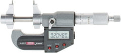 SPI - 0.2 to 1.2" Range, 0.00005" Resolution, Ratchet Stop Thimble, Electronic Inside & Tubular Micrometer - Exact Tool & Supply