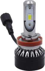 PRO-SOURCE - 5,000 Lumens, 12-24 VDC, H8, H9 & H11 LED Headlight - 6500K Cool White Color Scale, 30 Low/High Watt, 30,000 to 50,000 Average Life Hours - Exact Tool & Supply