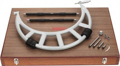 SPI - Mechanical, 12 to 16 Range, Carbide Face Interchangeable Anvil Micrometer - 0.0004" Accuracy, 0.001" Graduation - Exact Tool & Supply