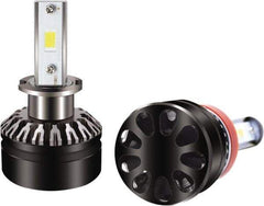 PRO-SOURCE - 5,000 Lumens, 12-24 VDC, H1 LED Headlight - 6500K Cool White Color Scale, 30 Low/High Watt, 30,000 to 50,000 Average Life Hours - Exact Tool & Supply