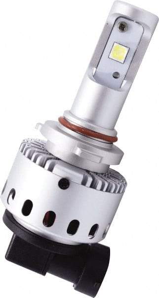 PRO-SOURCE - 8,000 Lumens, 12-24 VDC, 9005 LED Headlight - 6500K Cool White Color Scale, 40 Low/High Watt, 30,000 to 50,000 Average Life Hours - Exact Tool & Supply