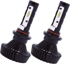 PRO-SOURCE - 4,500 Lumens, 10-40 VDC, 9005 LED Headlight - 6500K Cool White Color Scale, 40 Low/High Watt, 30,000 to 50,000 Average Life Hours - Exact Tool & Supply