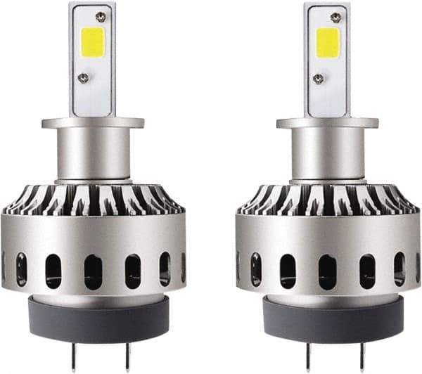 PRO-SOURCE - 5,000 Lumens, 12-24 VDC, H3 LED Headlight - 6500K Cool White Color Scale, 30 Low/High Watt, 30,000 to 50,000 Average Life Hours - Exact Tool & Supply