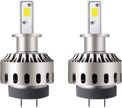 PRO-SOURCE - 5,000 Lumens, 12-24 VDC, H3 LED Headlight - 6500K Cool White Color Scale, 30 Low/High Watt, 30,000 to 50,000 Average Life Hours - Exact Tool & Supply