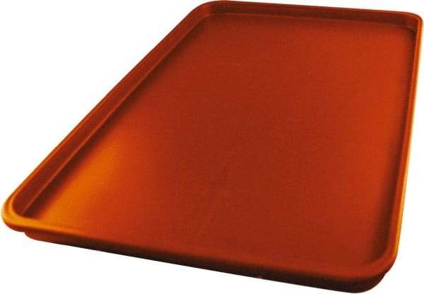 Made in USA - 14-1/4" Long x 9-1/2" Wide x 1-1/4" Deep Lid Tray - Polypropylene - Exact Tool & Supply
