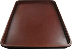 Made in USA - 14-1/4" Long x 9-1/2" Wide x 1-1/4" Deep Lid Tray - Polypropylene - Exact Tool & Supply