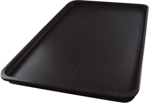 Made in USA - 14-1/4" Long x 9-1/2" Wide x 1-3/4" Deep Tray - Polypropylene - Exact Tool & Supply