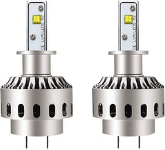 PRO-SOURCE - 8,000 Lumens, 12-24 VDC, H3 LED Headlight - 6500K Cool White Color Scale, 40 Low/High Watt, 30,000 to 50,000 Average Life Hours - Exact Tool & Supply