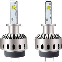 PRO-SOURCE - 8,000 Lumens, 12-24 VDC, H1 LED Headlight - 6500K Cool White Color Scale, 40 Low/High Watt, 30,000 to 50,000 Average Life Hours - Exact Tool & Supply