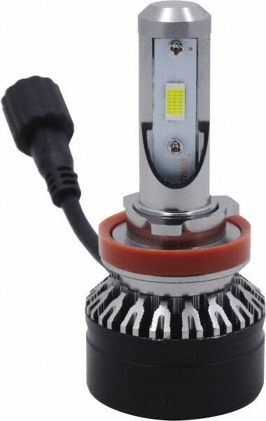 PRO-SOURCE - 5,000 Lumens, 12-24 VDC, 9005 LED Headlight - 6500K Cool White Color Scale, 30 Low/High Watt, 30,000 to 50,000 Average Life Hours - Exact Tool & Supply