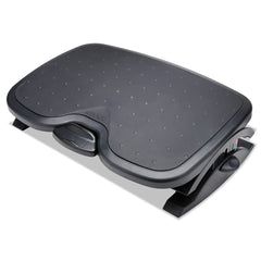 ACCO - Foot Rests; Position Type: Adjustable Footrest ; Color: Black ; Width (Inch): 21.9 ; Maximum Height: 5 (Inch); Minimum Height: 3-1/2 (Inch); Shipping Weight (Lb.): 7.6000 - Exact Tool & Supply