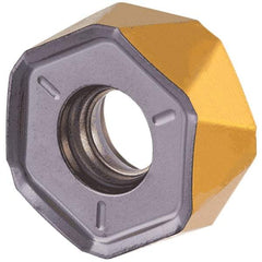 Iscar - H1200 HXCU0606 TR Grade IC5500 Carbide Milling Insert - Al2O3 Finish, 7.15mm Thick, 14.88mm Inscribed Circle, 1.6mm Corner Radius - Exact Tool & Supply