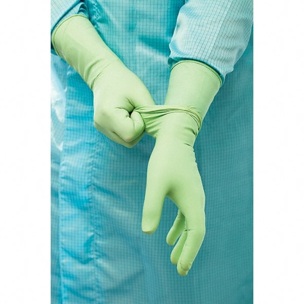 BioClean - Size 7.5, 6.3 mil, Cleanroom Grade, Powder Free Neoprene Disposable Gloves - Exact Tool & Supply