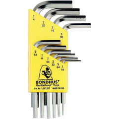 10PC HEX END L-WRENCH ST BRITEGUARD - Exact Tool & Supply