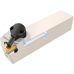 Iscar - 24N170PENTA C Grade IC908, 1.7mm Cutting Width Carbide Grooving Insert - 3mm Max Depth of Cut, 0.1mm Corner Radius, TiAlN Finish - Exact Tool & Supply
