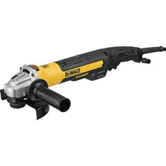 DeWALT - 5 & 6" Wheel Diam, 9,000 RPM, Corded Angle & Disc Grinder - 5/8-11 Spindle, 13 Amps - Exact Tool & Supply