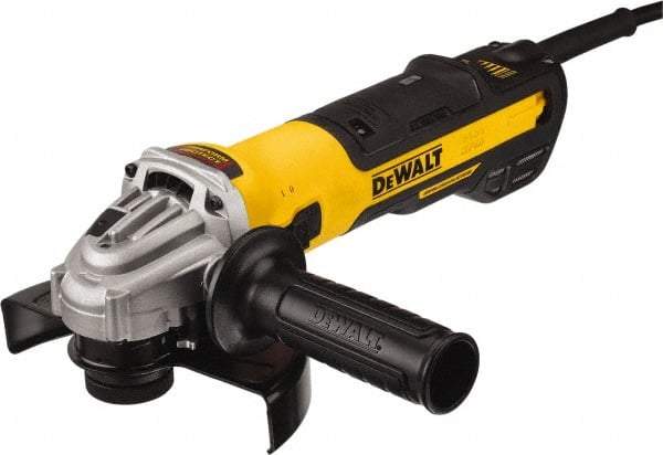DeWALT - 5 & 6" Wheel Diam, 9,000 RPM, Corded Angle & Disc Grinder - 5/8-11 Spindle, 13 Amps - Exact Tool & Supply
