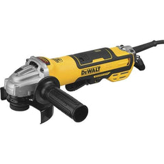 DeWALT - 5" Wheel Diam, 10,500 RPM, Corded Angle & Disc Grinder - 5/8-11 Spindle, 13 Amps - Exact Tool & Supply