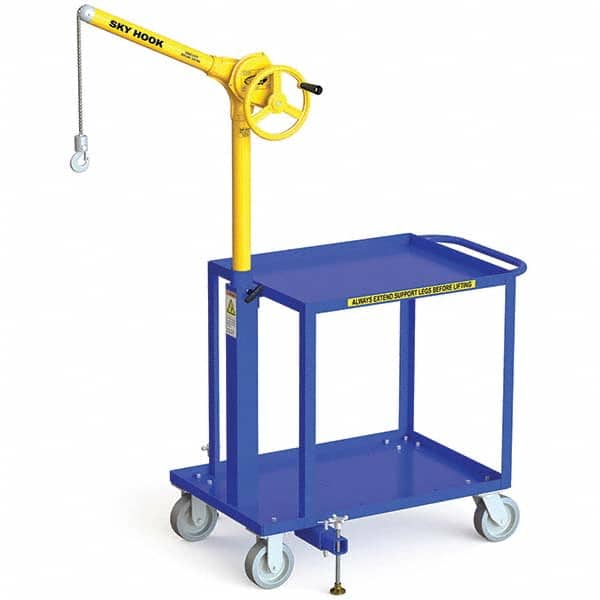 Sky Hook - 500 Lb Steel Lifting Hook Crane - Exact Tool & Supply