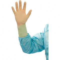 BioClean - Size 6.5, 6.69 mil, Cleanroom Grade, Powder Free Latex Disposable Gloves - Exact Tool & Supply