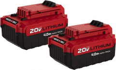 Porter-Cable - 20 Volt Lithium-Ion Power Tool Battery - 4 Ahr Capacity, Series 20V Max - Exact Tool & Supply