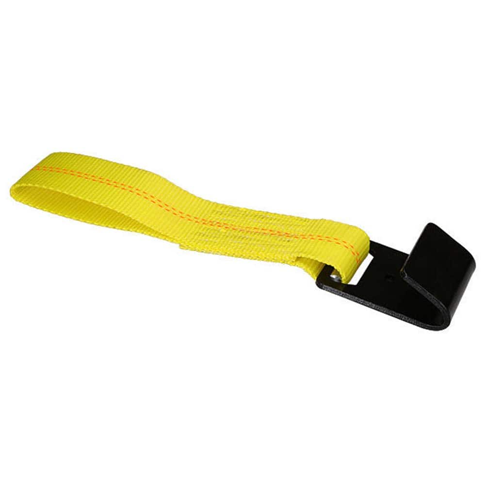 US Cargo Control - Slings & Tiedowns (Load-Rated); Type: Ratchet Tie Down ; Length (Feet): 11 ; Basket Capacity (Lb.): 3333 ; Material: Polyester ; Color: Yellow - Exact Tool & Supply