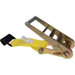 US Cargo Control - Slings & Tiedowns (Load-Rated) Type: Ratchet Tie Down Width (Inch): 4 - Exact Tool & Supply