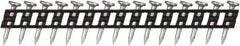 DeWALT - 13 Gauge 0.102" Shank Diam 0.78" Long Concrete Nails for Power Nailers - Steel, Yellow Zinc Finish, Smooth Shank, Angled Stick Plastic Collation, Round Head - Exact Tool & Supply