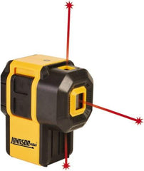Johnson Level & Tool - 3 Beam 100' Max Range Self Leveling Dot Laser Level - Red Beam, 1/8" at 30' Accuracy - Exact Tool & Supply