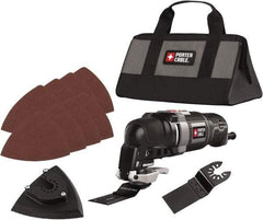 Porter-Cable - 120 Volt Electric Multi-Tool Kit - 10,000 to 22,000 RPM, 3 Amps - Exact Tool & Supply