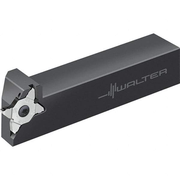 Walter - 6mm Max Depth of Cut, Indexable Grooving Tool Holder - 25.4mm Shank Height, 25.4mm Shank Width, 150mm OAL - Exact Tool & Supply