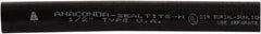 Anaconda Sealtite - 1-1/4" Trade Size, 250' Long, Flexible Liquidtight Conduit - Galvanized Steel & PVC, 31.75mm ID, Black - Exact Tool & Supply