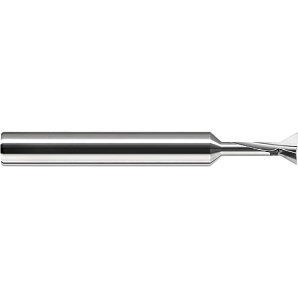 Harvey Tool - 60° 1/8" Cut Diam, 0.056" Cut Width, Solid Carbide Dovetail Cutter - Exact Tool & Supply