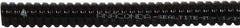 Anaconda Sealtite - 1" Trade Size, 100' Long, Flexible Liquidtight Conduit - Galvanized Steel & PVC, 25.4mm ID, Black - Exact Tool & Supply