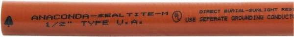 Anaconda Sealtite - 1/2" Trade Size, 1,000' Long, Flexible Liquidtight Conduit - Galvanized Steel & PVC, 12.7mm ID - Exact Tool & Supply