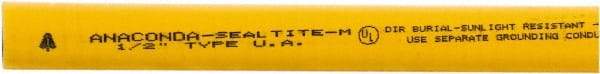 Anaconda Sealtite - 1" Trade Size, 500' Long, Flexible Liquidtight Conduit - Galvanized Steel & PVC, 25.4mm ID - Exact Tool & Supply