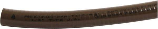 Anaconda Sealtite - 1/2" Trade Size, 1,000' Long, Flexible Liquidtight Conduit - Galvanized Steel & PVC, 12.7mm ID - Exact Tool & Supply
