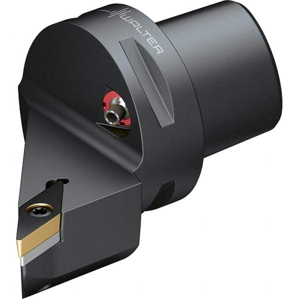 Walter - 107.5° Lead Angle, Indexable Turning Toolholder - 74mm OAL, Series SVHB-CAPTO-AUSSEN - Exact Tool & Supply