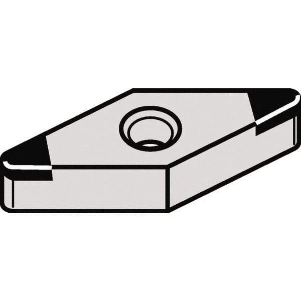 Kennametal - VNGA332 MT Grade KBH10 CBN Turning Insert - 35° Diamond, 3/8" Inscr Circle, 3/16" Thick, 1/32" Corner Radius - Exact Tool & Supply