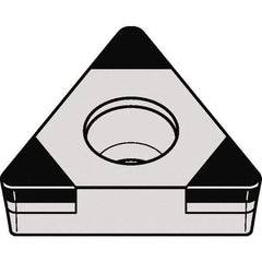 Kennametal - TCGW21.50.5 MT Grade KBH10 CBN Turning Insert - 60° Triangle, 1/4" Inscr Circle, 3/32" Thick, 0.008" Corner Radius - Exact Tool & Supply