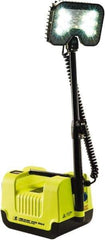 Pelican Products, Inc. - 10.8 Volt, 22 Watt, Cordless, LED Portable Handheld Work Light - 12.6" Cord, 1,500 Lumens, Polycarbonate, 15.4" Long - Exact Tool & Supply