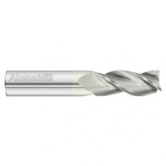 3/4 Dia. x 4 Overall Length 3-Flute Square End Solid Carbide SE End Mill-Round Shank-Center Cut-FC19 - Exact Tool & Supply
