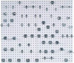 Triton - 24" Wide x 42-1/2" High Peg Board Kit - 2 Panels, 63 Hooks, Steel with Epoxy Coating, White - Exact Tool & Supply