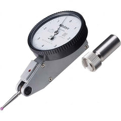 Mitutoyo - Dial Test Indicators Maximum Measurement (mm): 0.008 Dial Graduation (Decimal Inch): 0.000100 - Exact Tool & Supply
