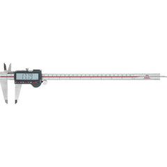 SPI - 0 to 300mm Range, 0.01mm Resolution, Electronic Caliper - Stainless Steel with 60mm Stainless Steel Jaws, 0.03mm Accuracy, Micro USB Output - Exact Tool & Supply