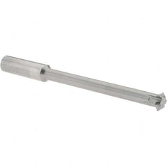 Accupro - 3/8° 3/8" Cut Diam, 1/8" Cut Width, 3/8" Shank, Solid Carbide Double-Angle Cutter - Exact Tool & Supply